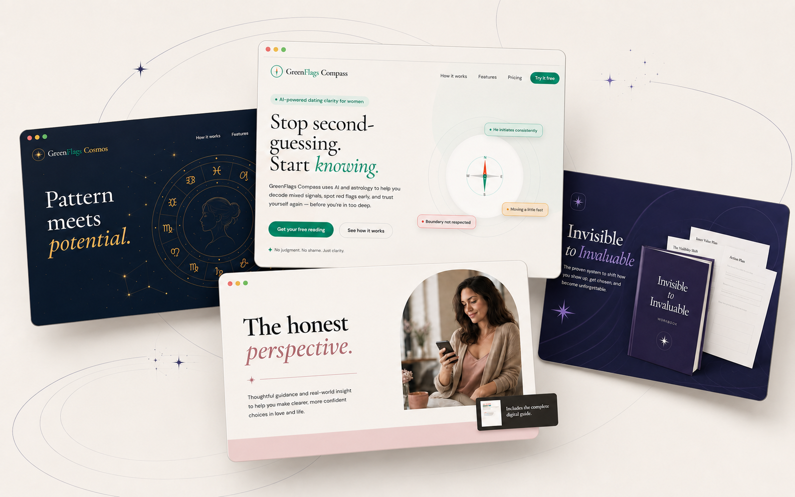 Four independent product concepts by Christina Ghere